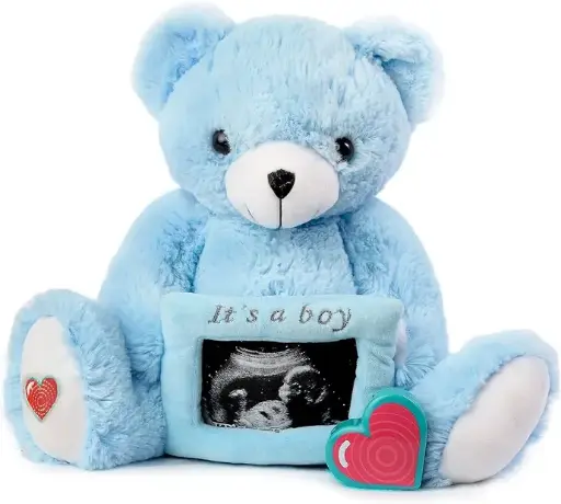 Plush toys with baby heartbeat sounds